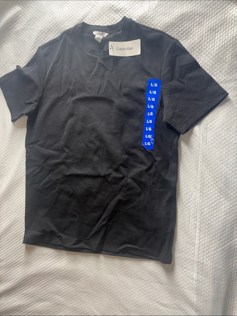 Calvin Klein Black Short Sleeve Crewneck Tee